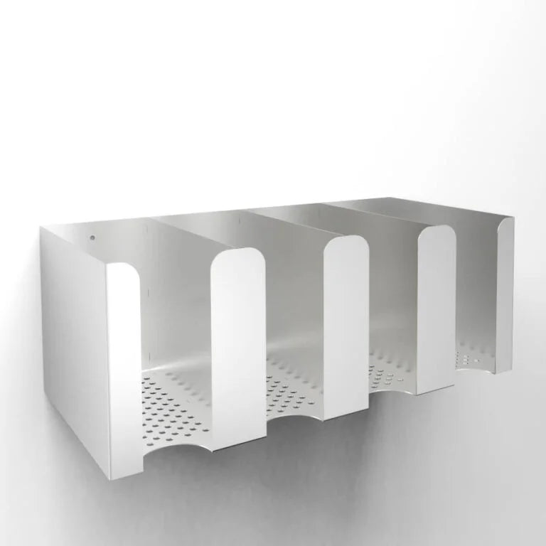 Wall Mounted Glove Dispenser - 304 Stainless Steel – 26.1" W x 13.0" H x 10.0" D