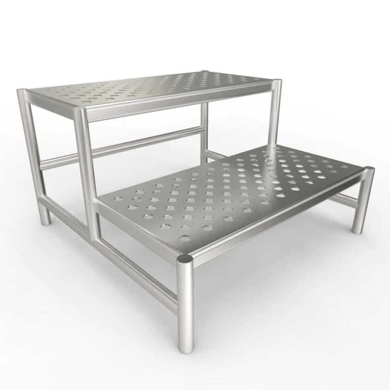SS - 2 Step Stool 24" x 24" x 14" tall