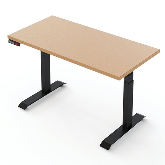 Maple Electric Height Adjustable Sit-to-Stand Desk