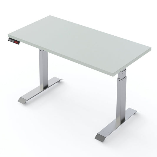Gray Electric Height Adjustable Sit-to-Stand Desk