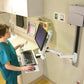 Lab Bench Mount Monitor Arm