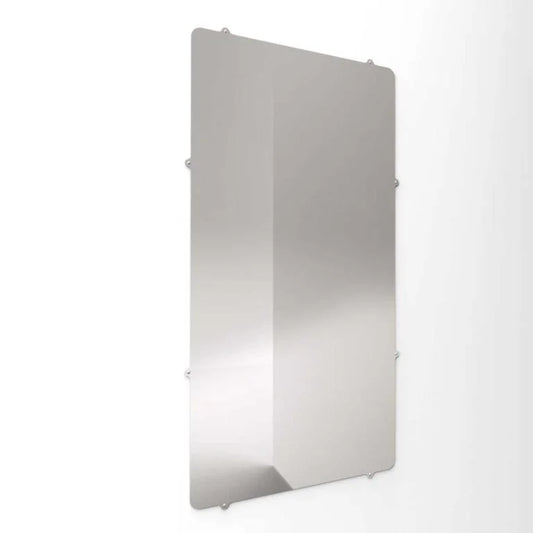 Stainless Steel Mirror 16" x 20", Frame Less