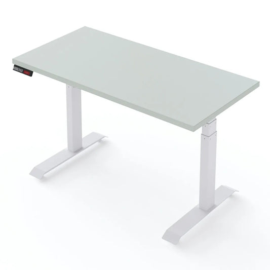 White Sit-to-Stand Desk