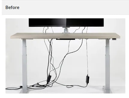 Modesty Panel Cable Management Black Mesh