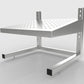 Stainless Foot Rest – 15.0" W x 13.0" D x 11.3" H