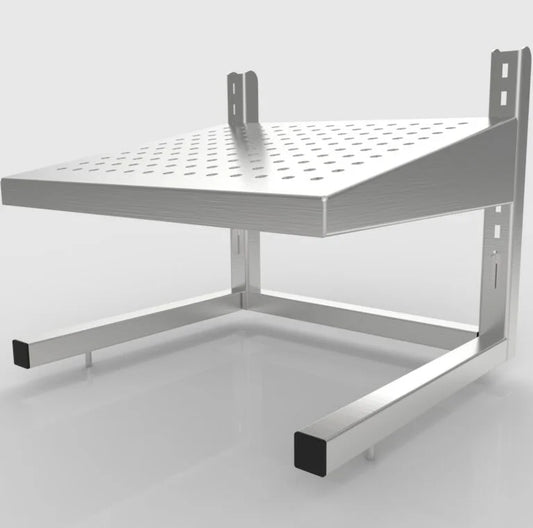Stainless Foot Rest – 15.0" W x 13.0" D x 11.3" H