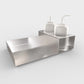 Wipe & Bottle Holder w/ Rubber Feet – 15.5" W x 9.9" D x 4.1" H