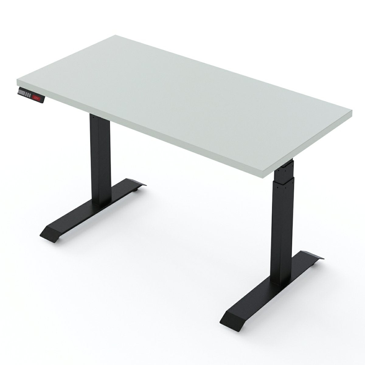 Gray Electric Height Adjustable Sit-to-Stand Desk