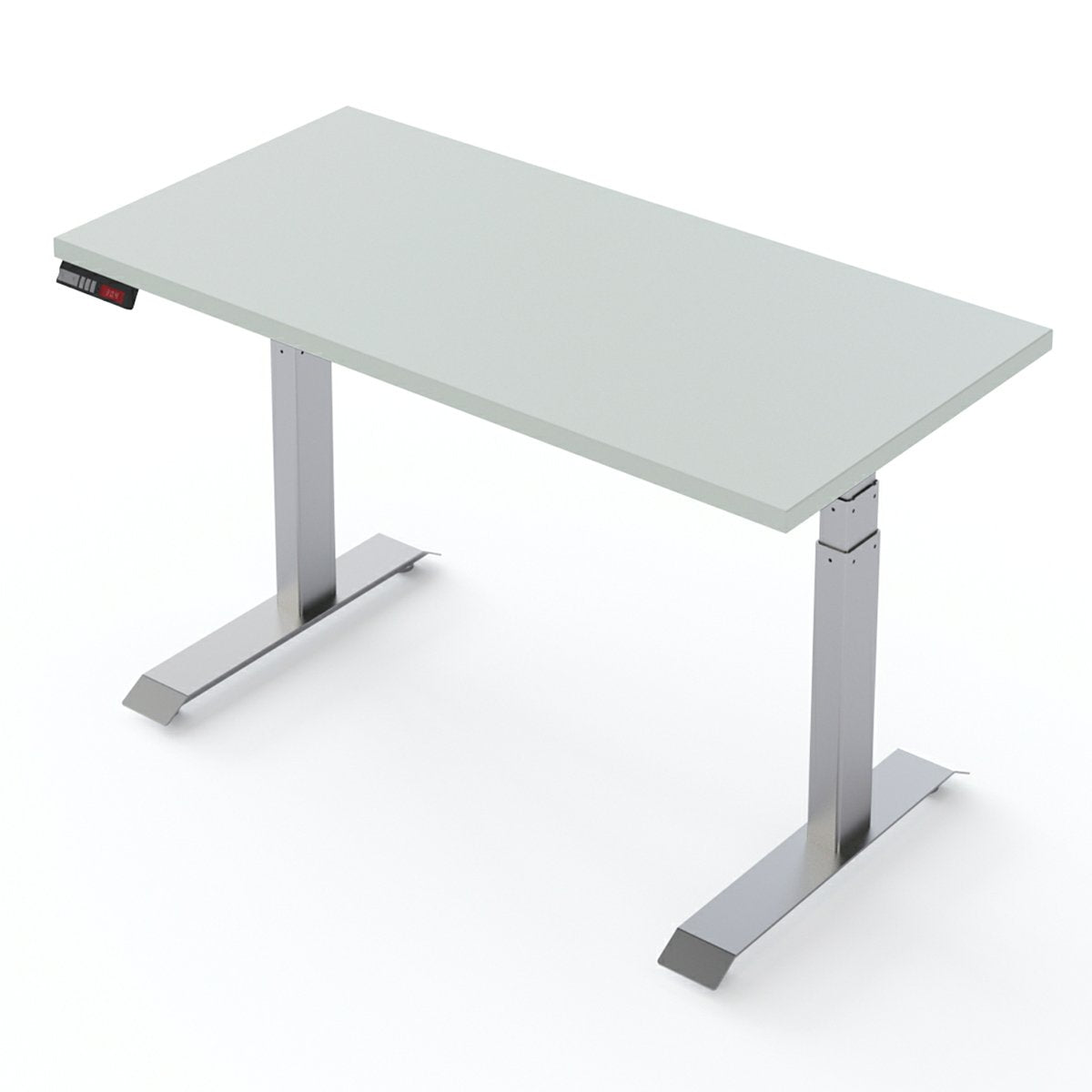 Gray Electric Height Adjustable Sit-to-Stand Desk