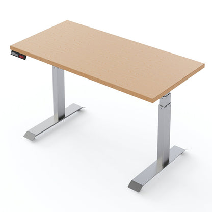 Maple Electric Height Adjustable Sit-to-Stand Desk