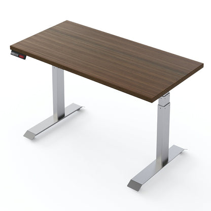 Walnut Electric Height Adjustable Sit-to-Stand Desk